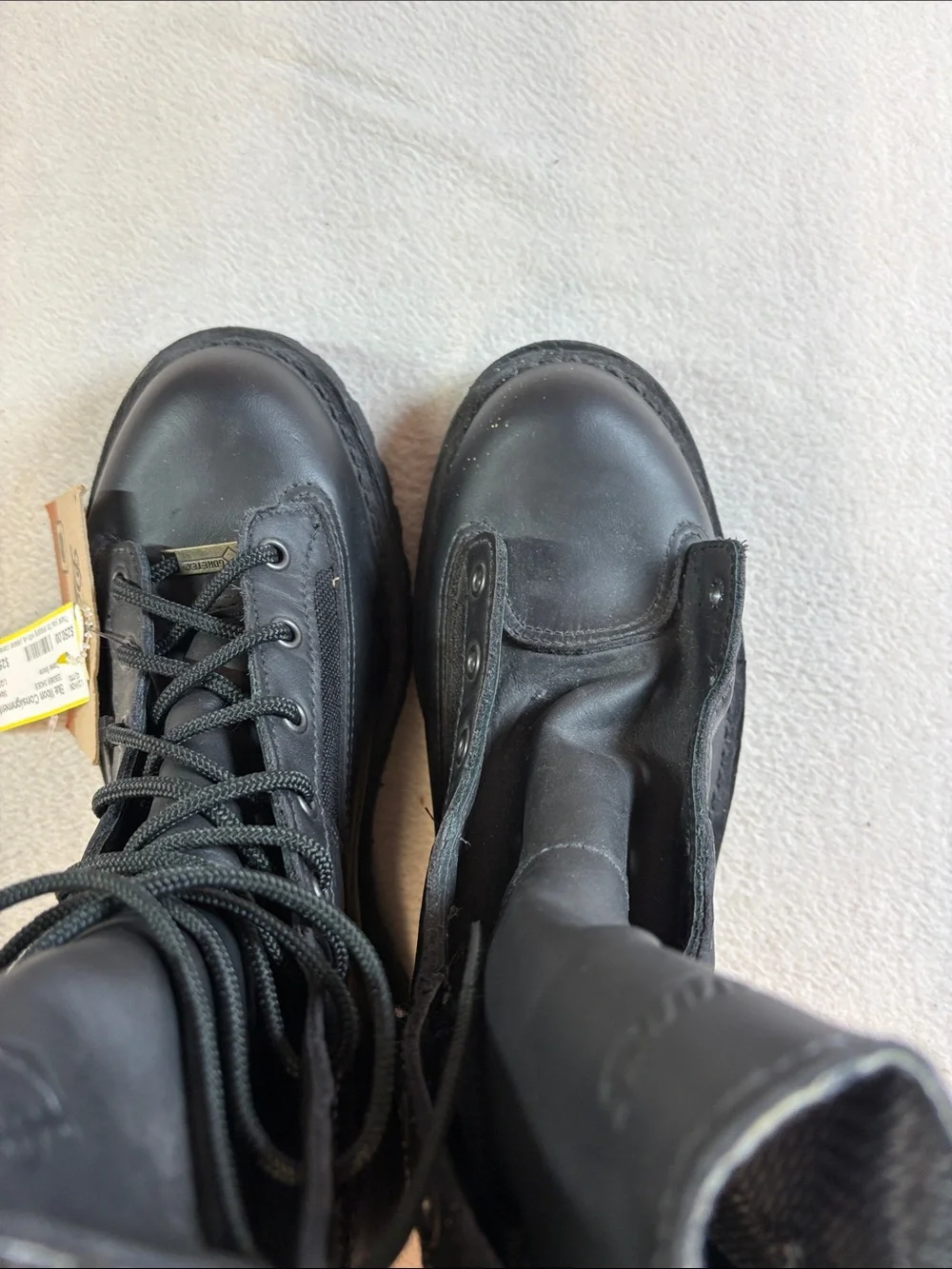 Danner Black Lace-Up Combat Boots